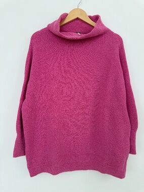 Free People Funnel Neck Sweater
